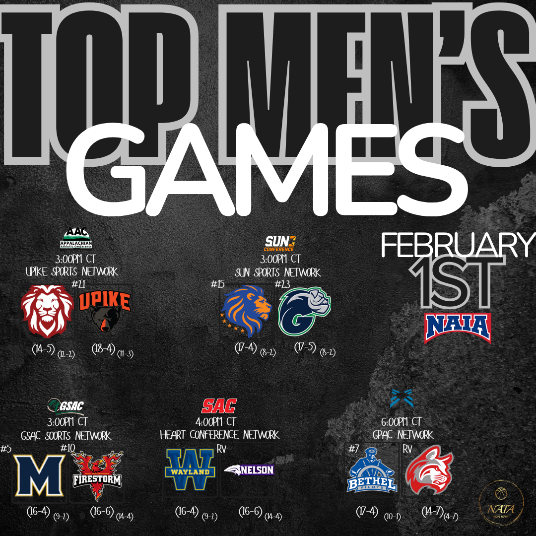 NAIA MBB Top Games | February 1st